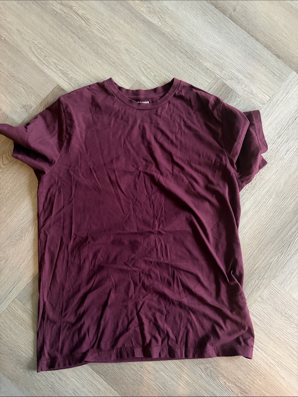 Old Navy Boys Crew Neck T-Shirt - Burgundy